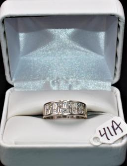 1.32 CTTW DIAMOND 18K WHITE GOLD RING