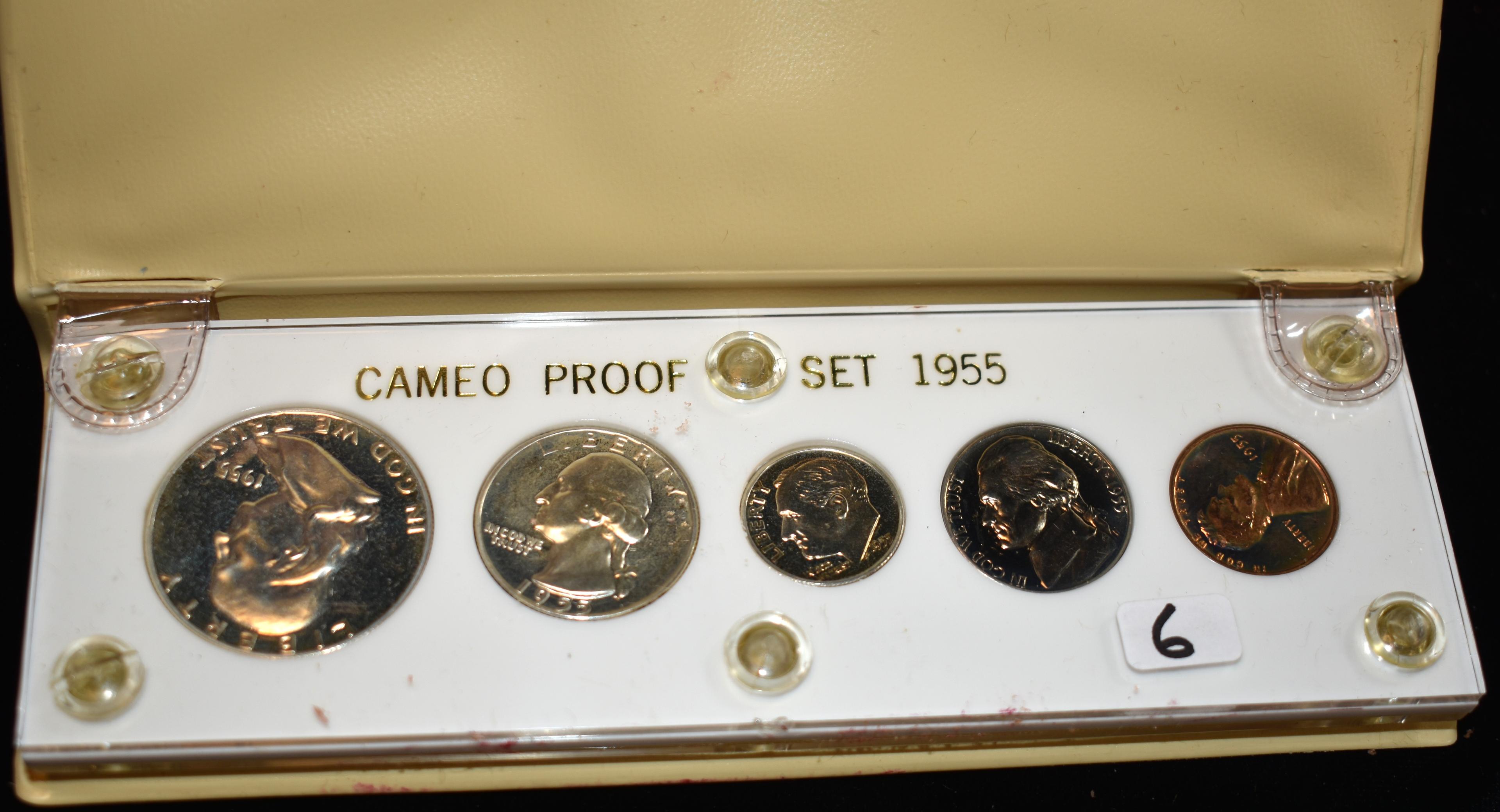 17 MIXED DATES "CAMEO PROOF SETS' FROM SAFES