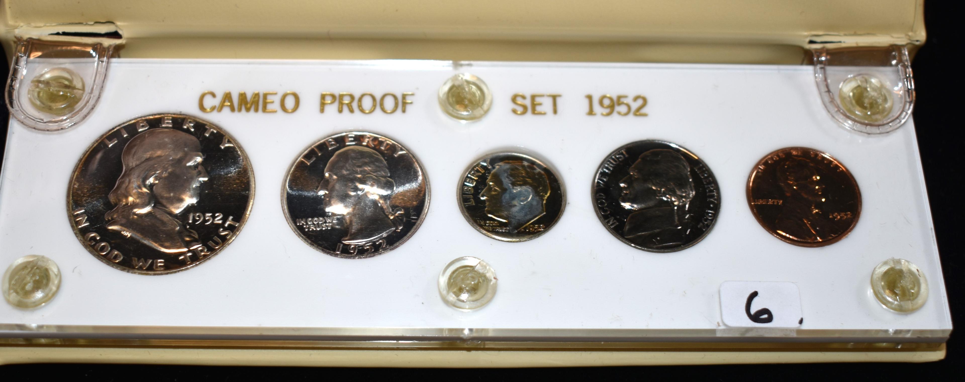 17 MIXED DATES "CAMEO PROOF SETS' FROM SAFES