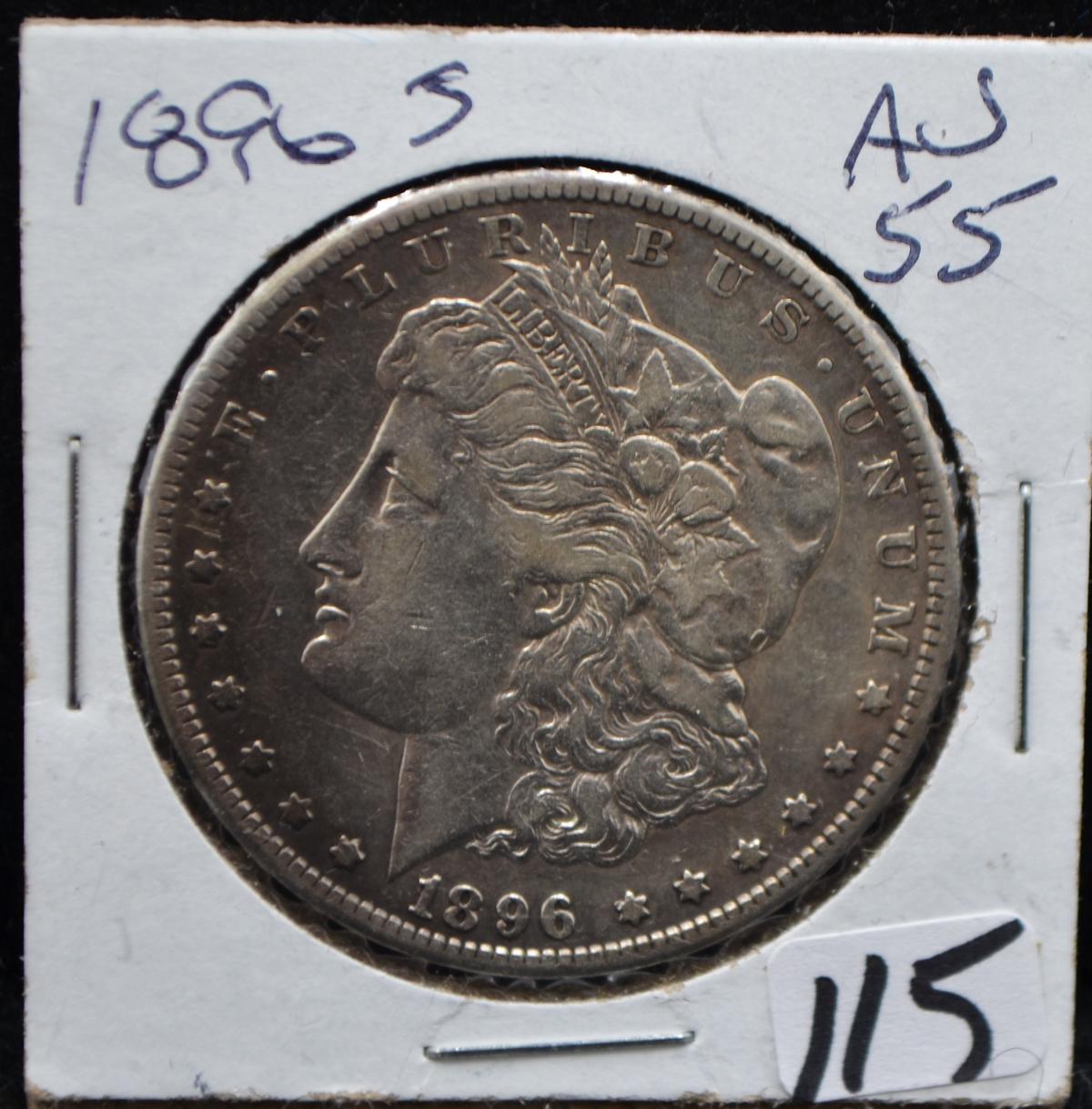 1896-S MORGAN DOLLAR