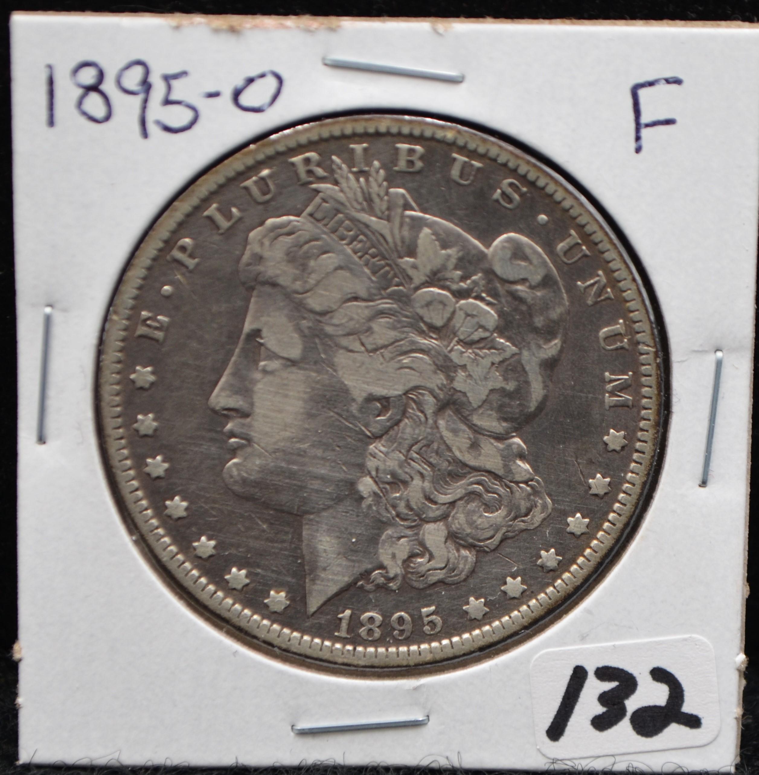 KEY 1895-0 MORGAN DOLLAR