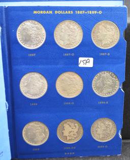 MORGAN COINS ALBUM - 1887-1896