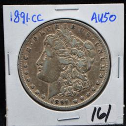 1891-CC MORGAN DOLLAR