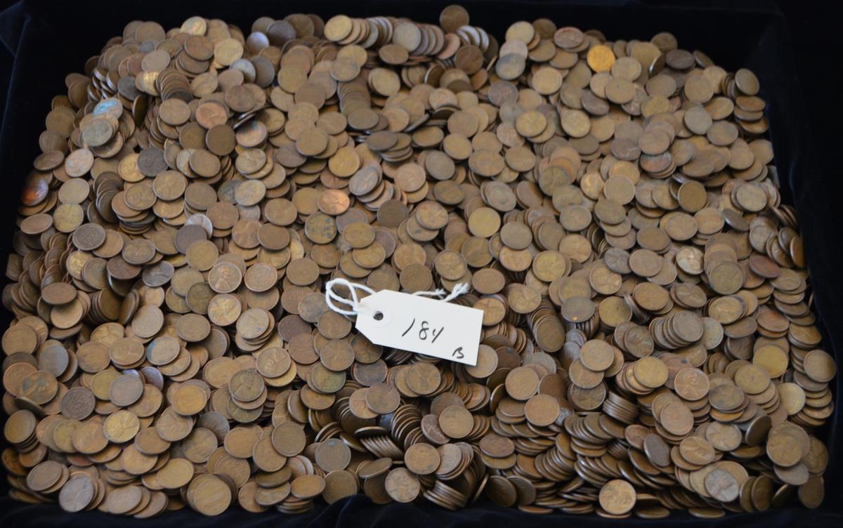 5000 MIXED DATES & MINTS LINCOLN WHEAT PENNIES