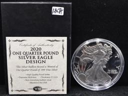 2020 ONE QUARTER POUND SILVER EAGLE