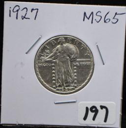 HIGH GRADE 1927 STANDING LIBERTY QUARTER