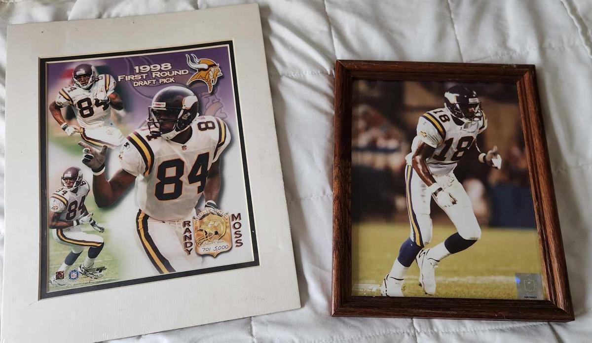 RANDY MOSS ROOKIE PLAQUE