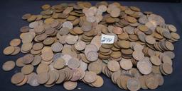 648 MIXED DATE & MINT LINCOLN PENNIES (1909-1919)