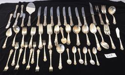 RARE "FRENCH RENAISSANCE" STERLING FLATWARE SET