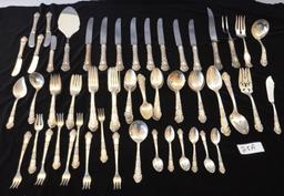 RARE "FRENCH RENAISSANCE" STERLING FLATWARE SET