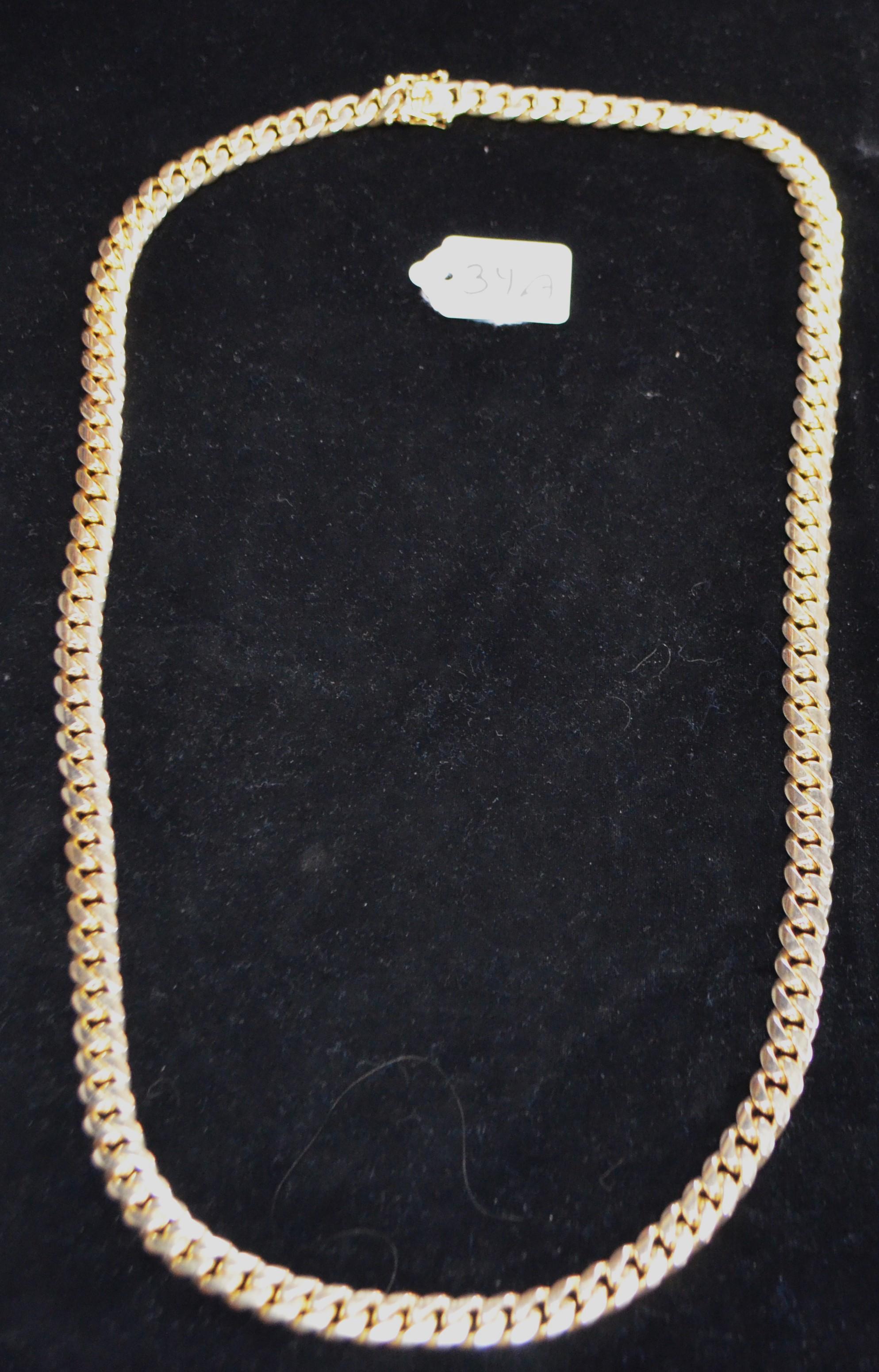 CHOICE 37 INCH 10K YELLOW GOLD CUBAN LINK NECKLACE
