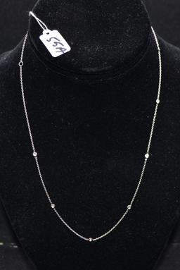 LOVEY DIAMONDS BY THE YARD 14K GOLD NECKLACE