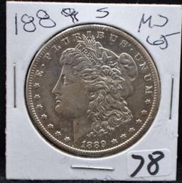 HIGH GRADE 1889-S MORGAN DOLLAR