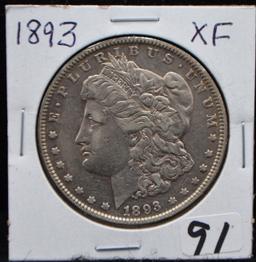 1893 MORGAN DOLLAR FROM LARGE COLLECTION