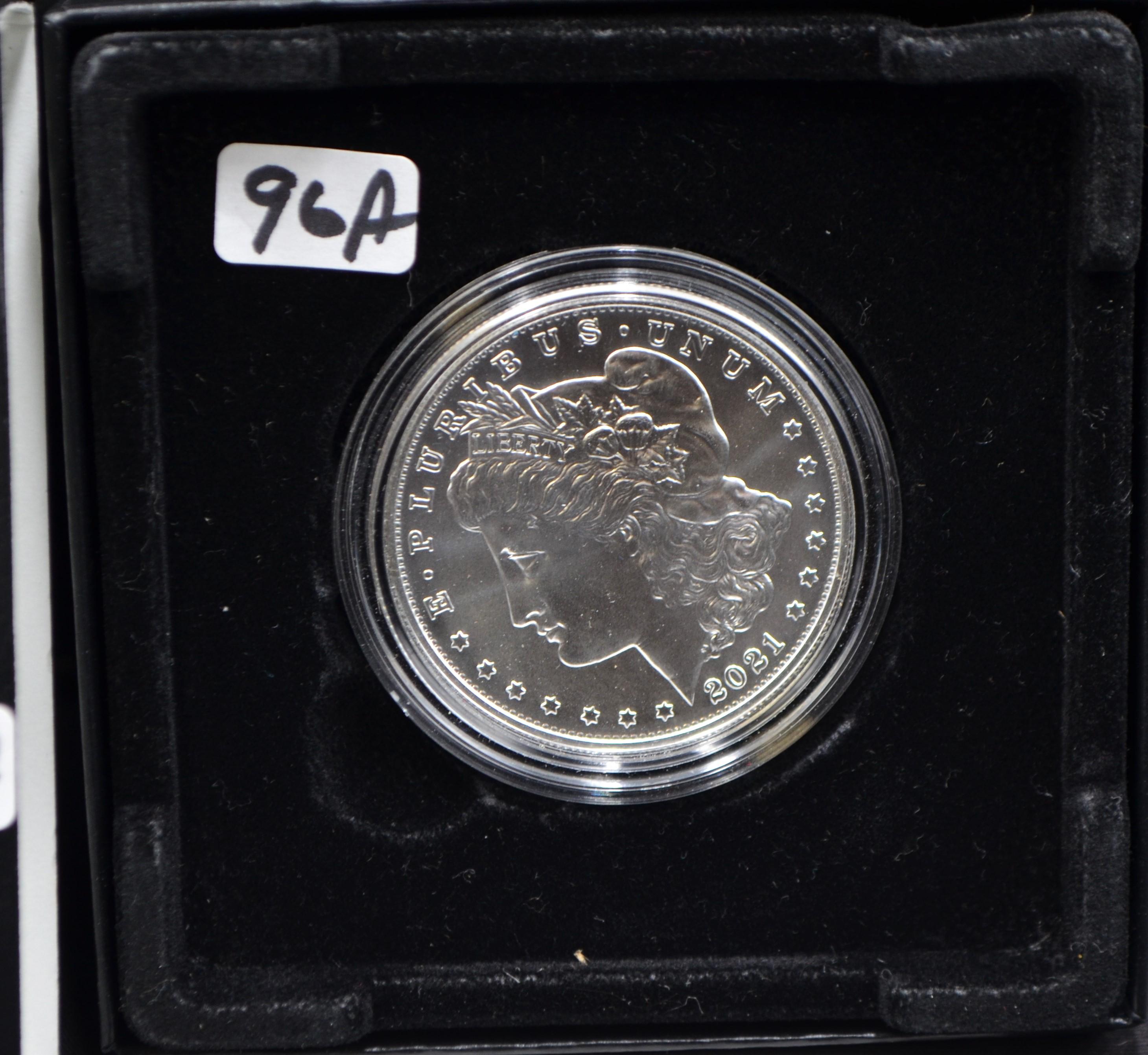 2021 UNCIRCULATED SILVER CARSON CITY MORGAN