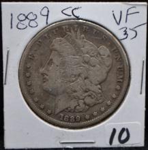 KEY DATE 1889-CC MORGAN DOLLAR