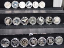 20 MIXED. U.S. COMMEMORATIVE SILVER COINS