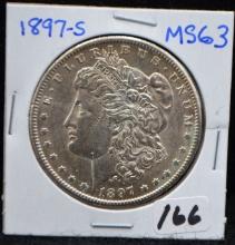 1897-S MORGAN DOLLAR