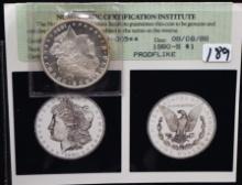 1880-S MORGAN DOLLAR - ANACS MS65 PL