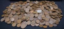 685 MIXED DATE LINCOLN WHEAT PENNIES (1909-1919)