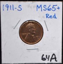 HIGH GRADE 1911-S LINCOLN PENNY