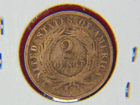 1966 2 Cent Copper Civil War Era