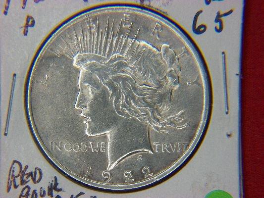 1922 P Peace Dollar