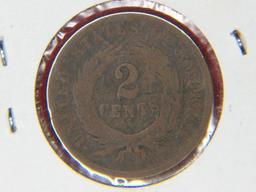 1864 2 Cent Copper