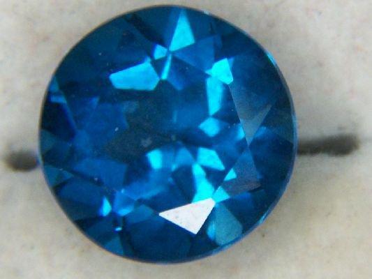 14.61 Carat Round Swiss Bue Topaz