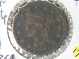 1847 Large Cent