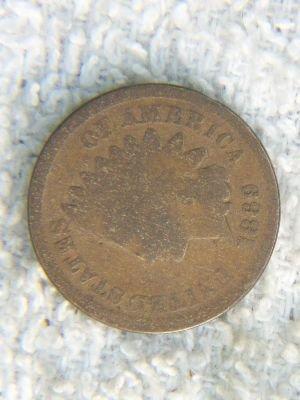 1869 Indian Head Cent