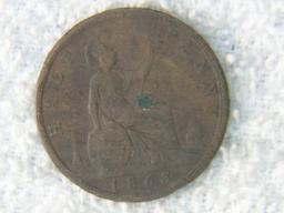 1863 Great Britain Half Any