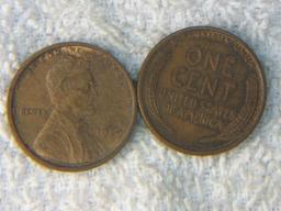 (2) 1909 Lincoln Cent