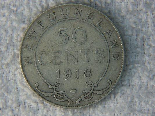 1918 Newfoundland $.50 Piece