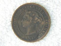 1882 H Canadian Large Cent