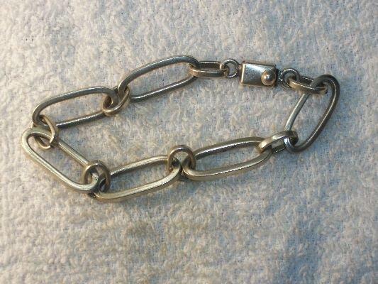 .925 Unisex Mexico 1-1 Cable Link Bracelet