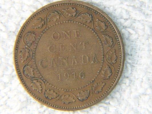 1916 Canadian Large Sent World War I Era