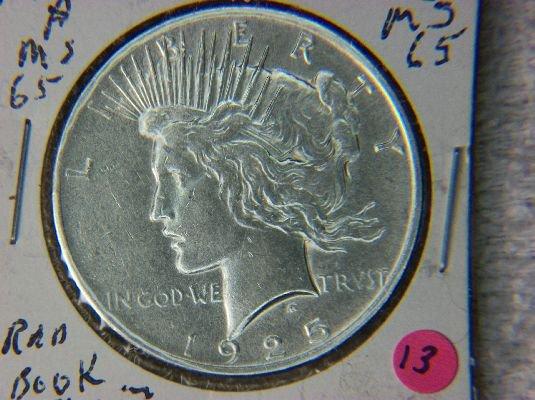 1925 P Peace Dollar