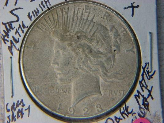 1923 S Peace Dollar