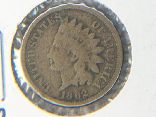 1862 Indian Head Cent