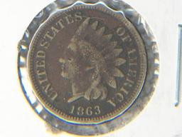 1863 Indian Head Cent