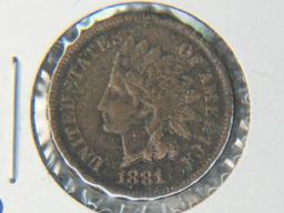 1881 Indian Head Cent