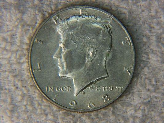 1968 D Kennedy 1/2 Dollar