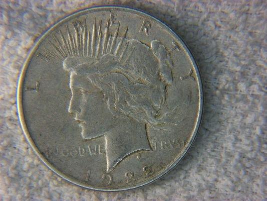 1922 D Peace Dollar