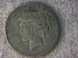 1922 S Peace Dollar