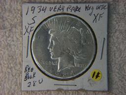 1934 S Peace Dollar