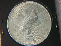 1923 P Peace Dollar