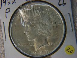 1922 P Peace Dollar