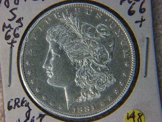 1881 S Morgan Dollar