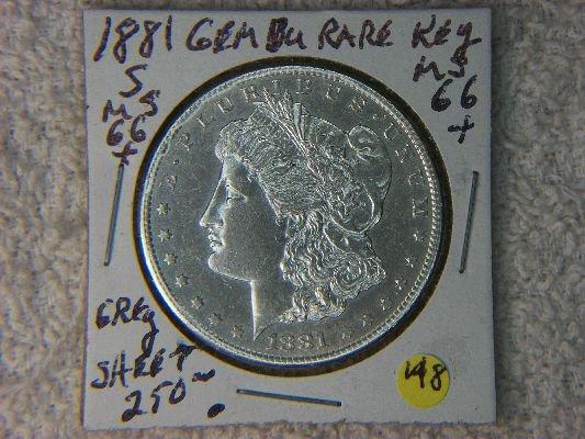 1881 S Morgan Dollar